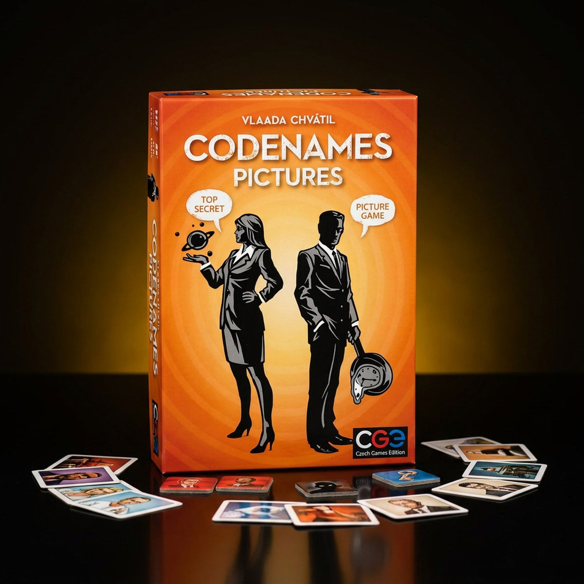 Codenames: Pictures board game to rent with GURGUR