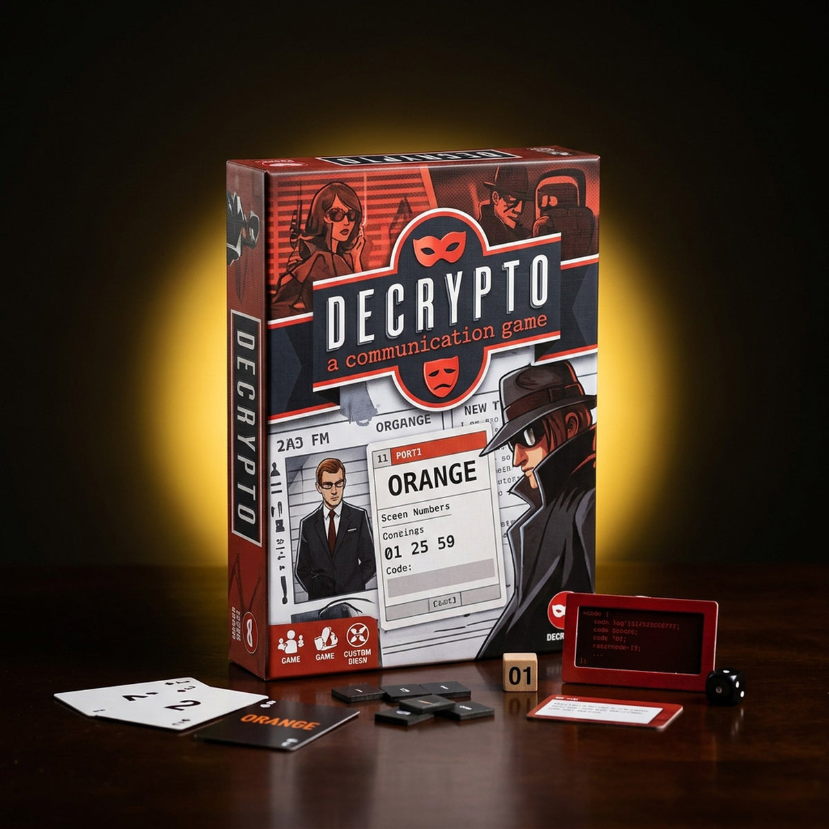 Decrypto board game to rent with GURGUR