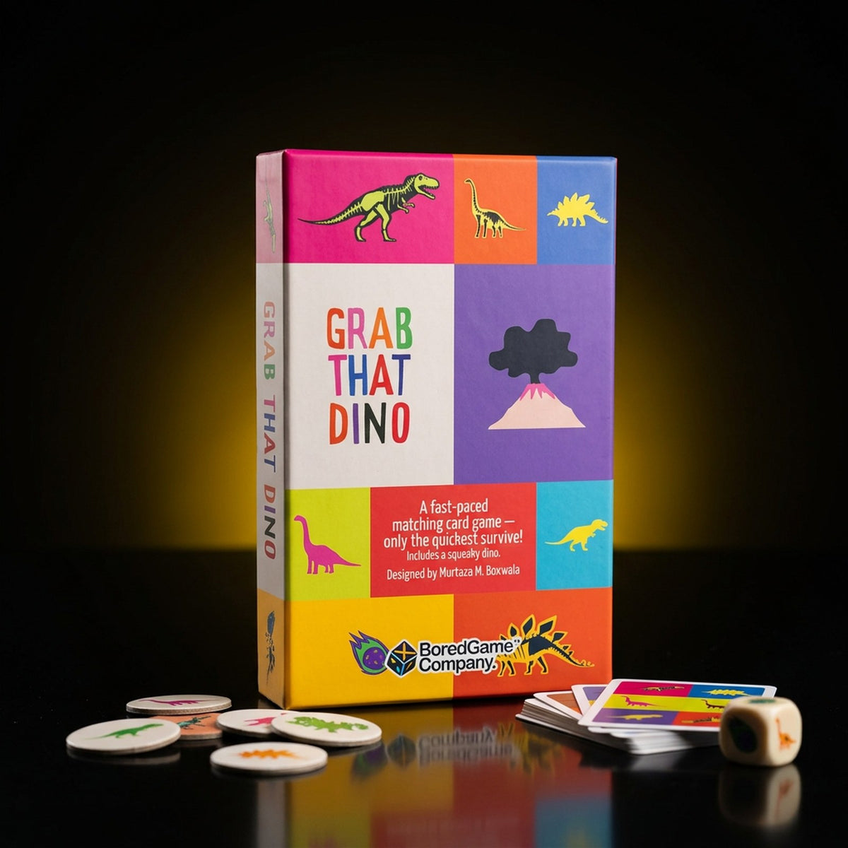 Grab That Dino board game to rent with GURGUR