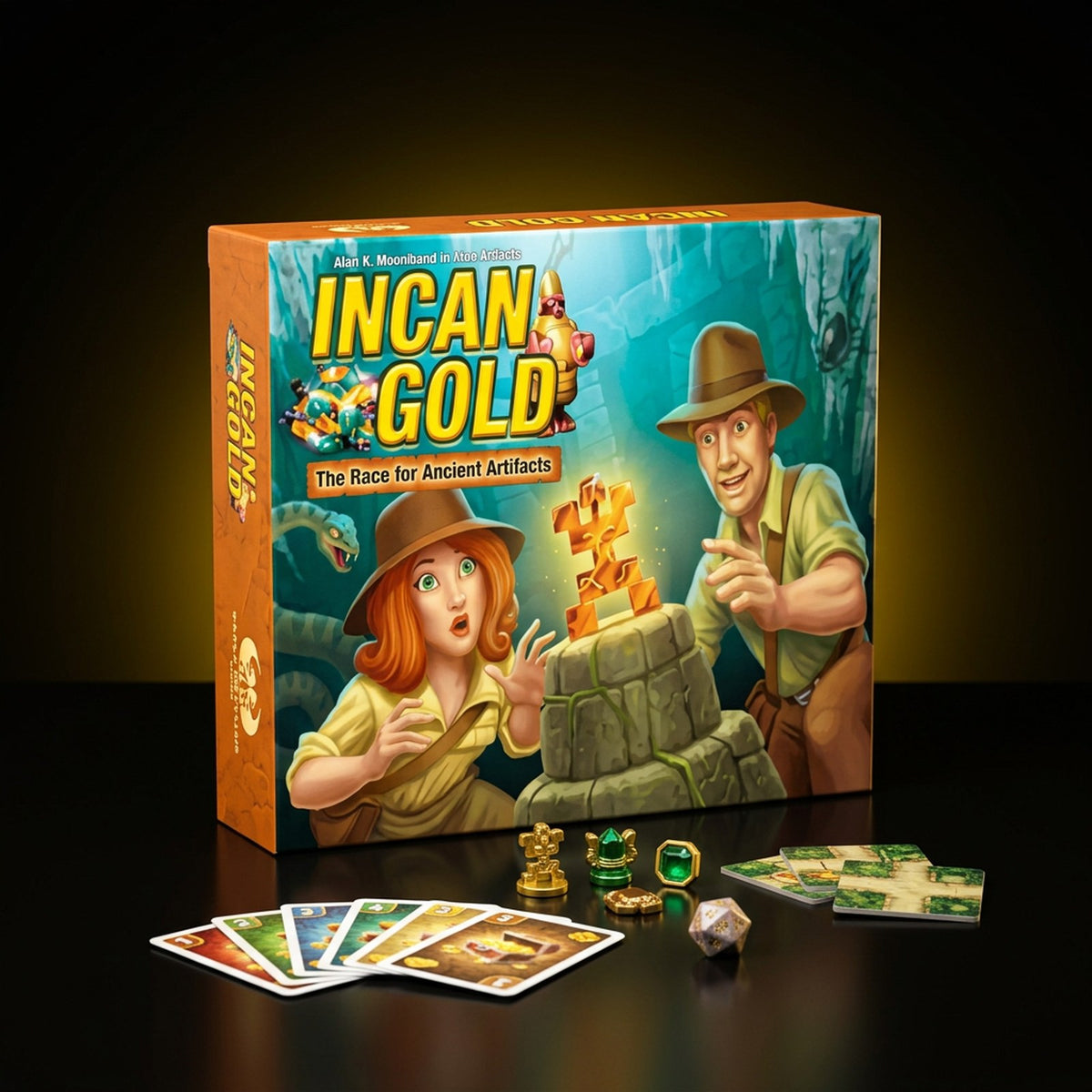 Incan Gold board game to rent with GURGUR
