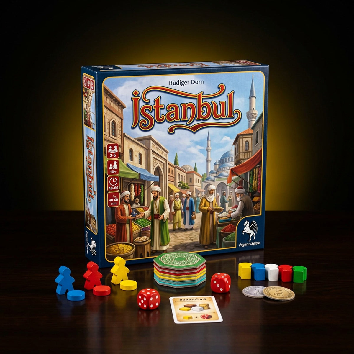 Istanbul board game to rent with GURGUR
