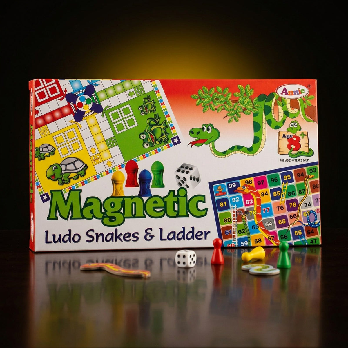 Magnetic Ludo and Snakes & Ladders board game to rent with GURGUR