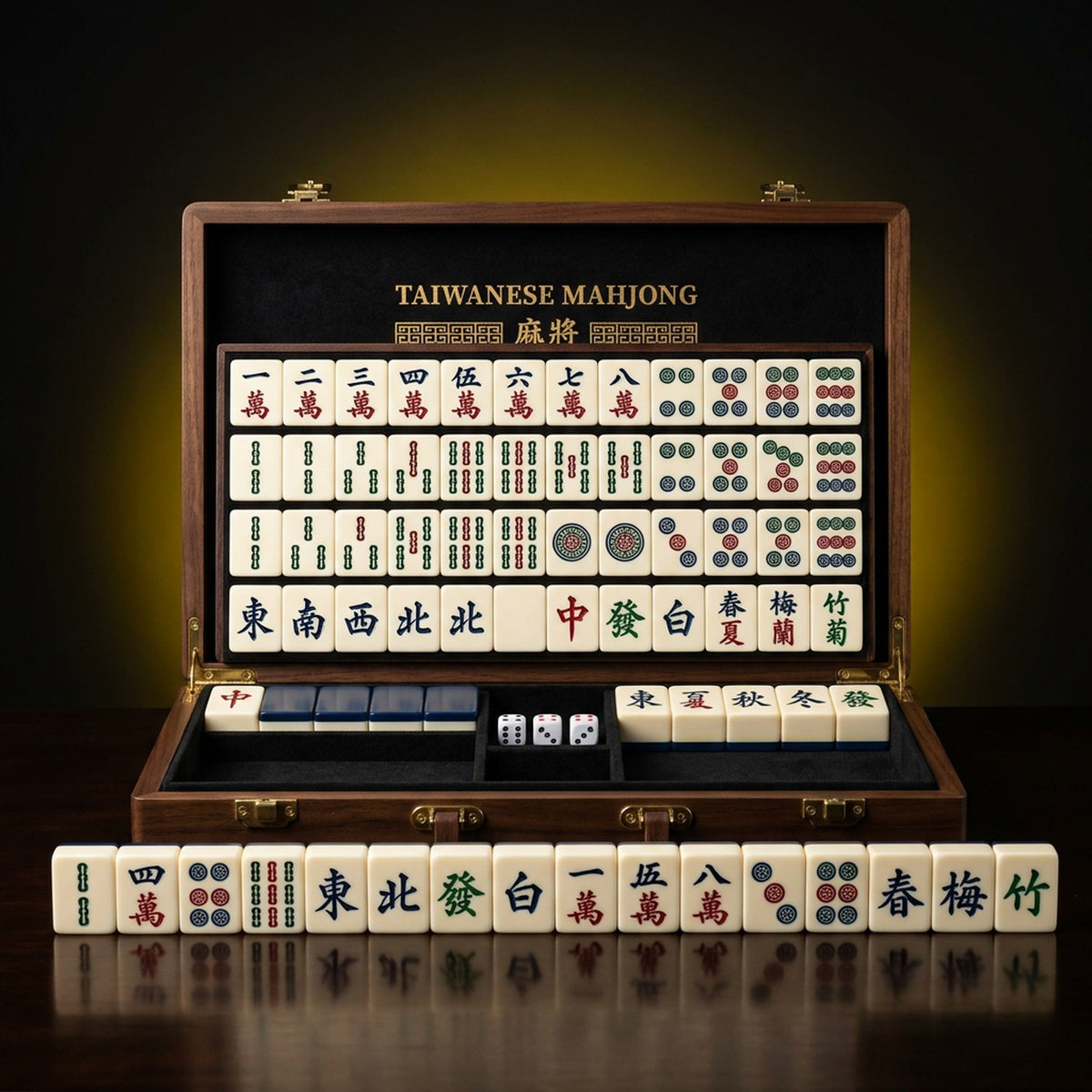 Taiwanese Mahjong board game to rent with GURGUR