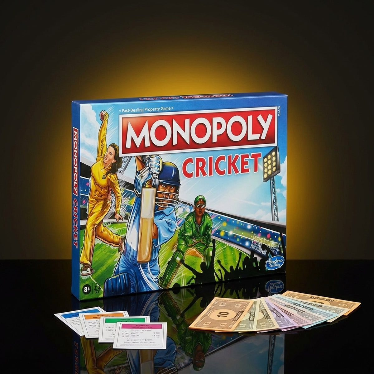 Monopoly Cricket board game to rent with GURGUR