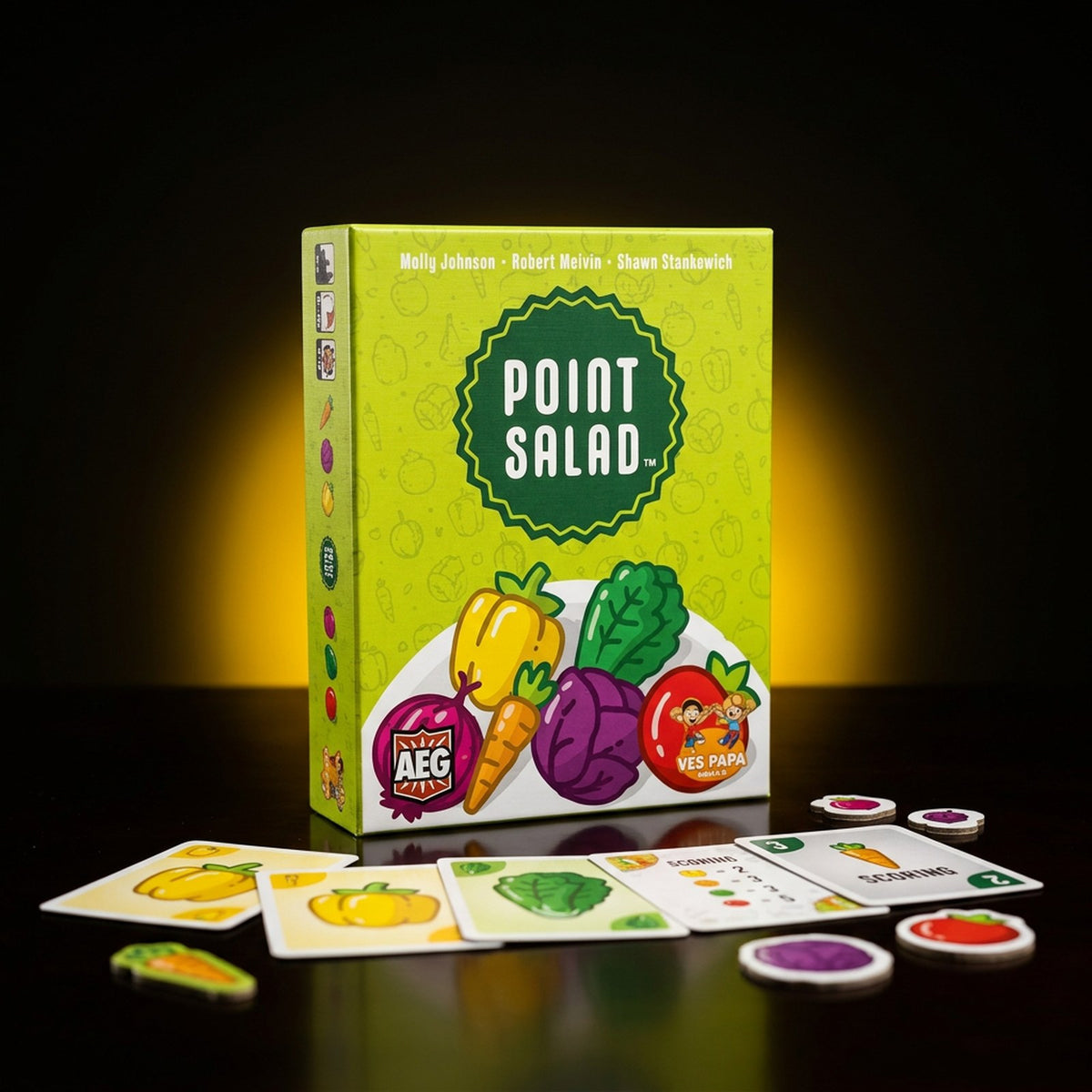 Point Salad board game to rent with GURGUR