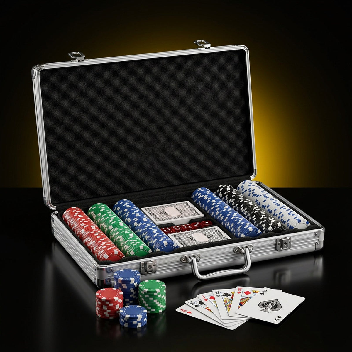 Poker set (500 chips) to rent with GURGUR