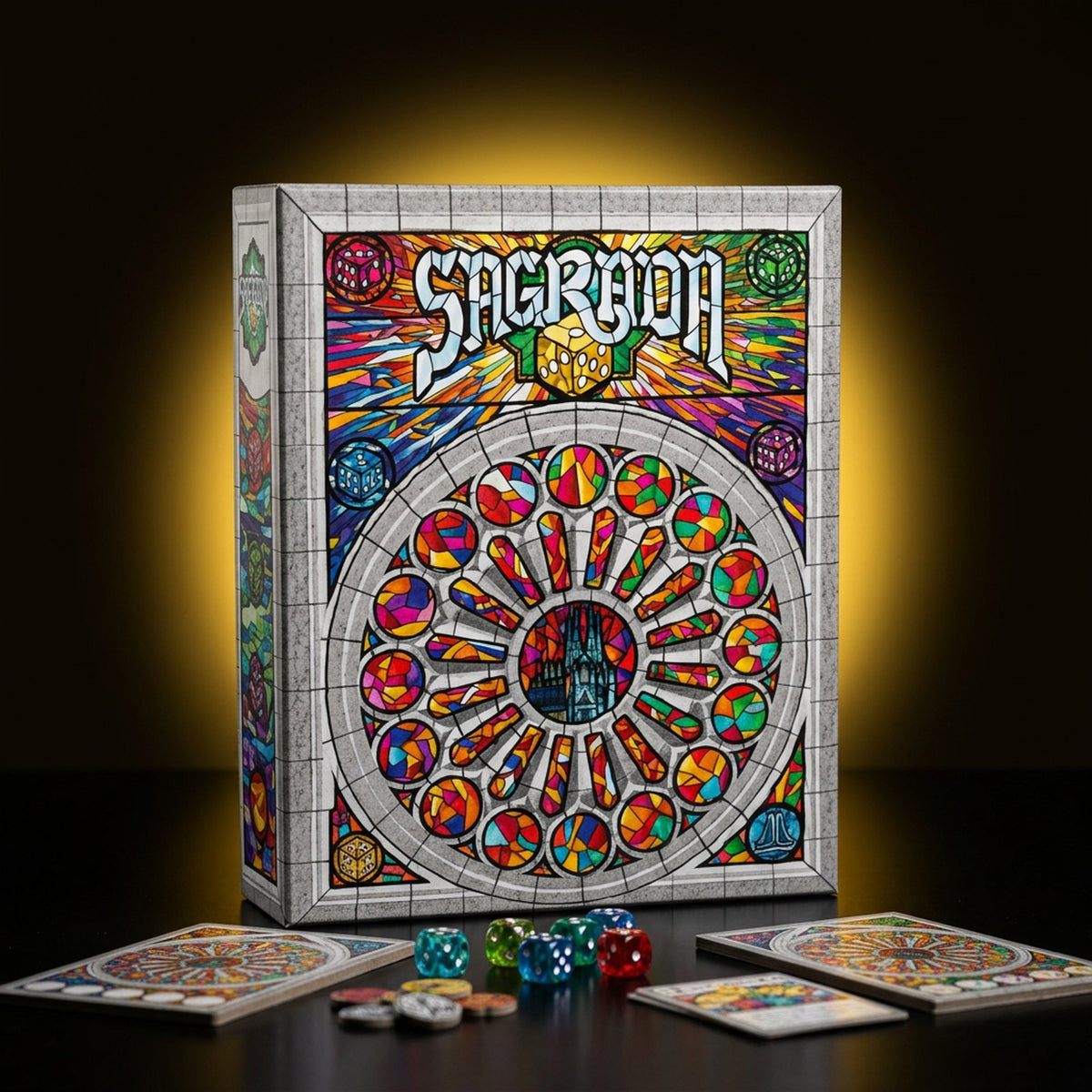 Sagrada board game to rent with GURGUR