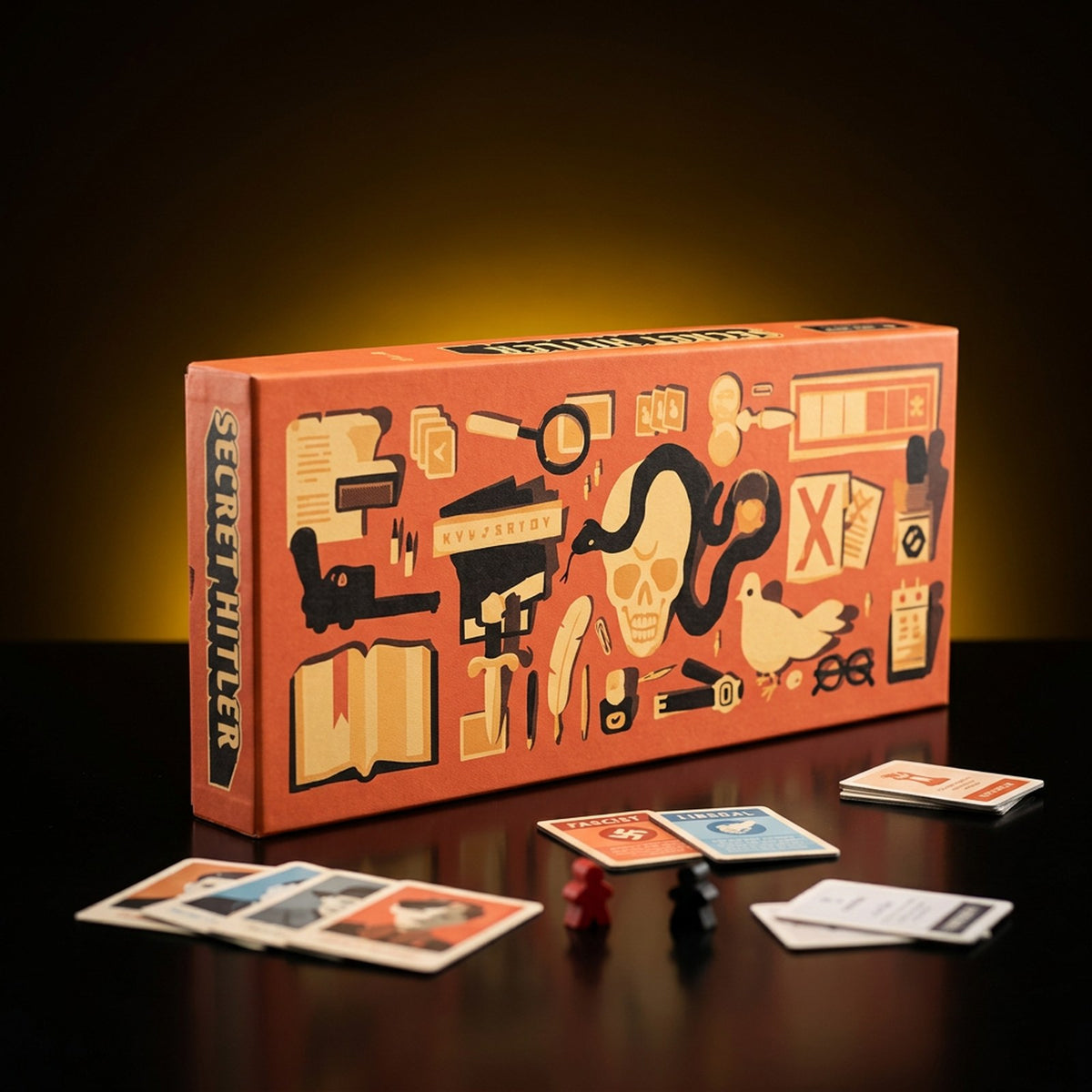 Secret Hitler board game to rent with GURGUR