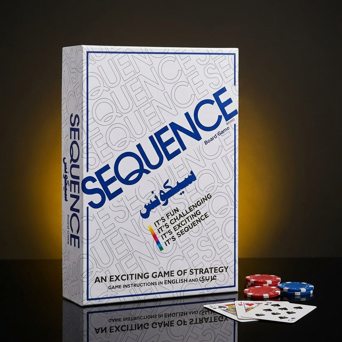 Sequence (mini) board game to rent with GURGUR