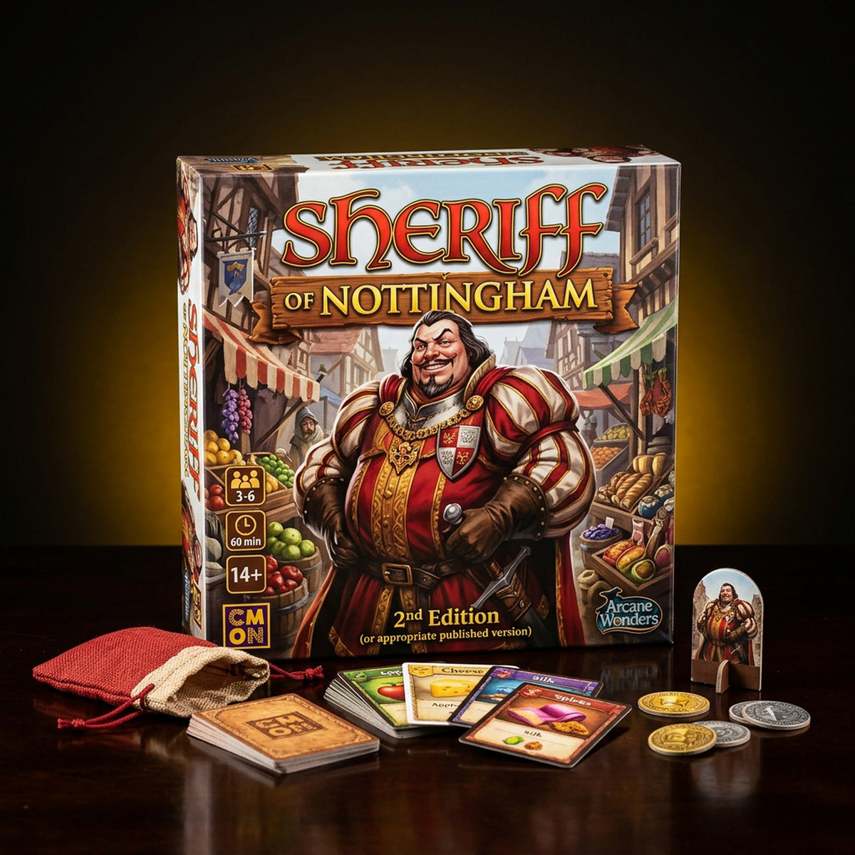 Sheriff of Nottingham board game to rent with GURGUR