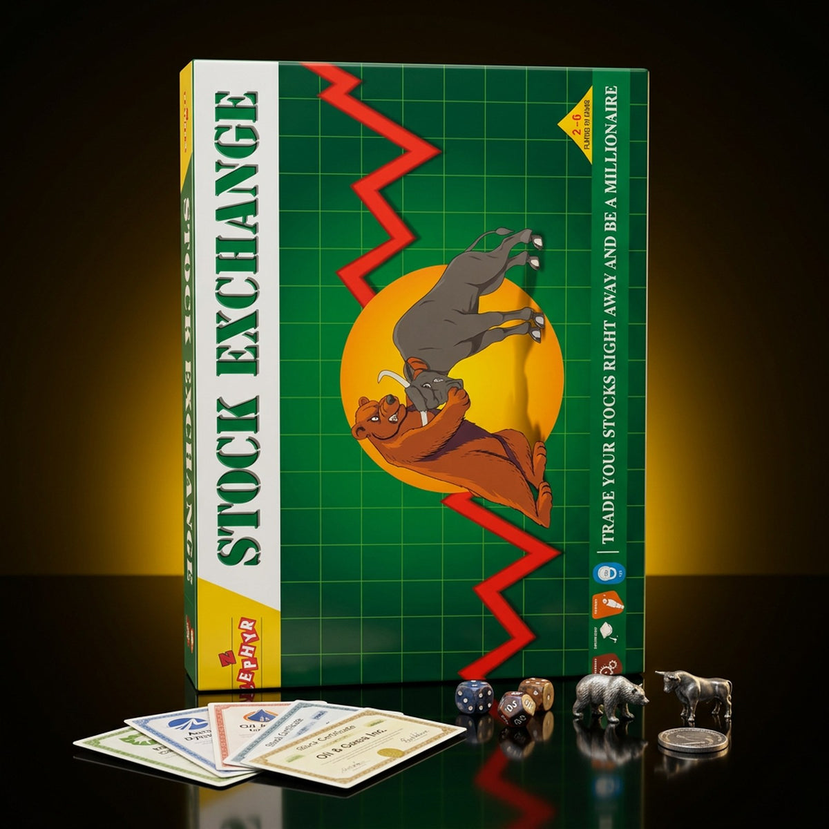 Stock Exchange board game to rent with GURGUR