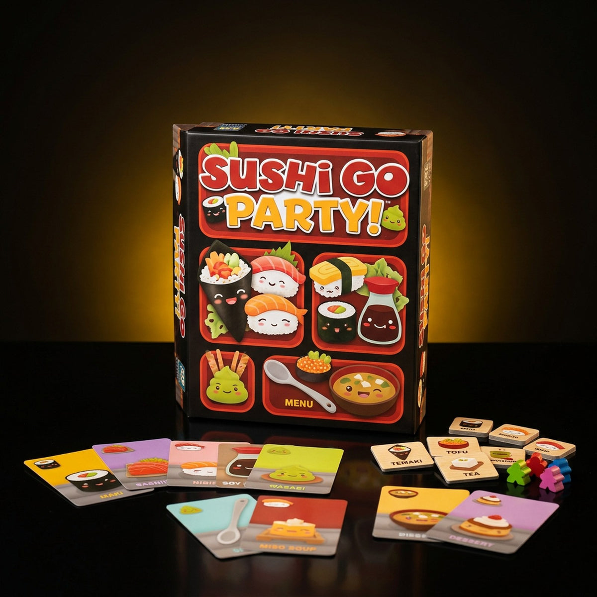 Sushi Go Party! board game to rent with GURGUR