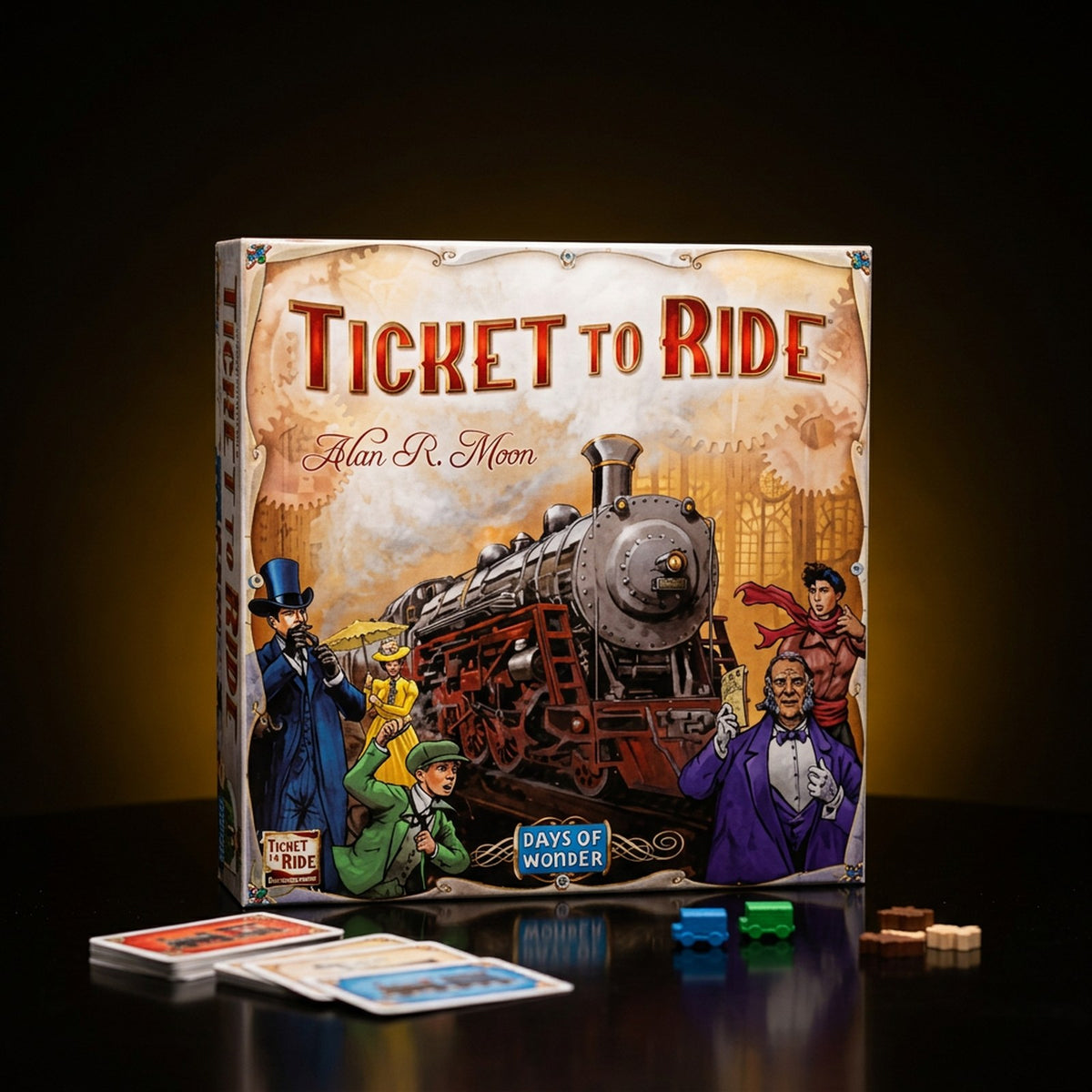 Ticket to Ride: USA board game to rent with GURGUR