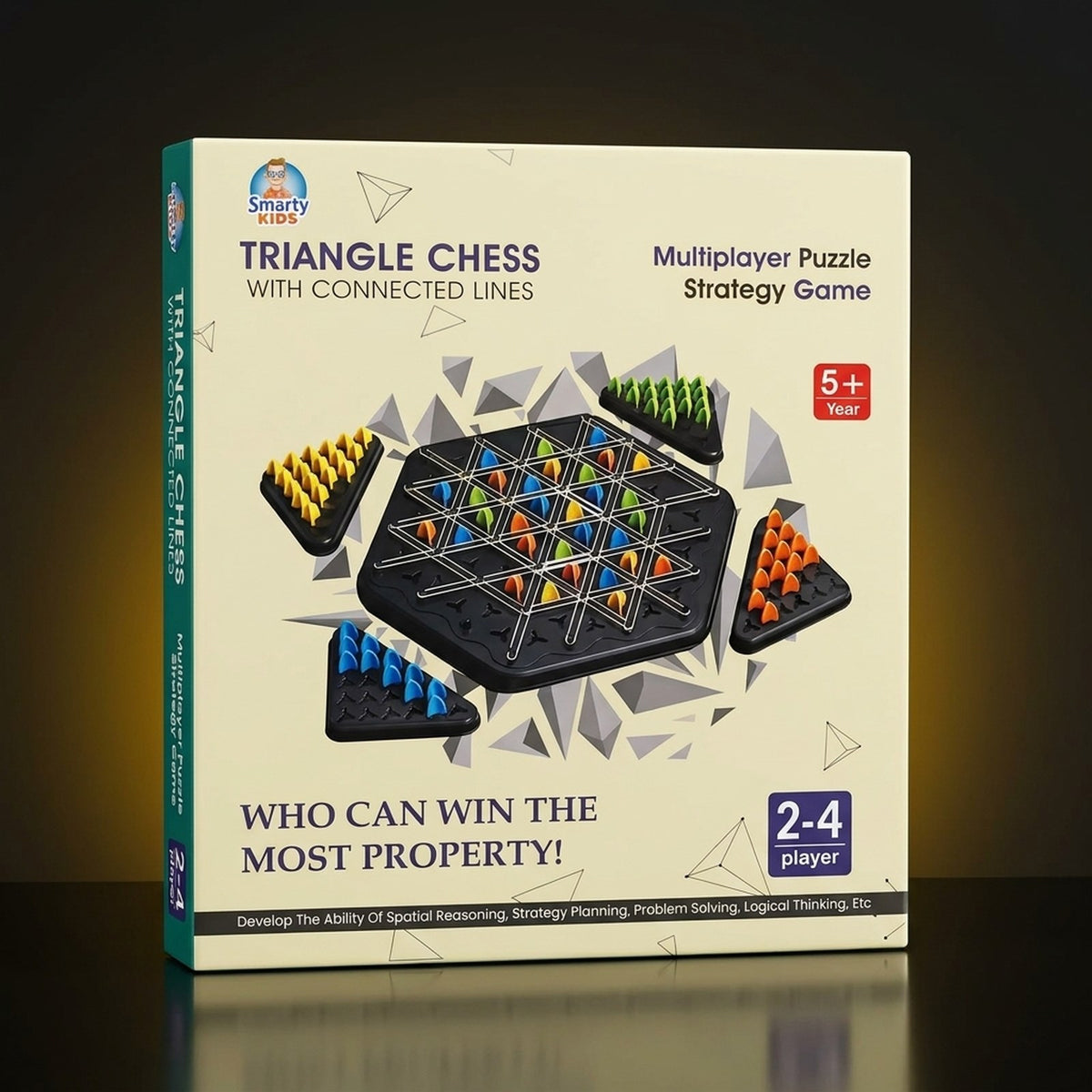 Triangle Chess board game to rent with GURGUR