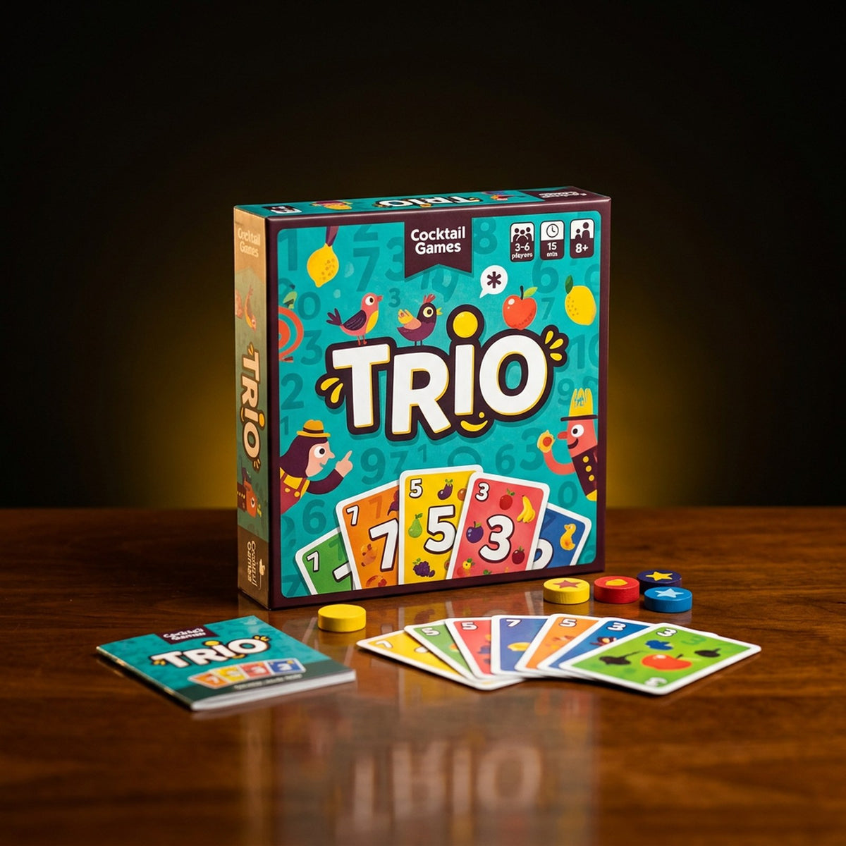 Trio board game to rent with GURGUR