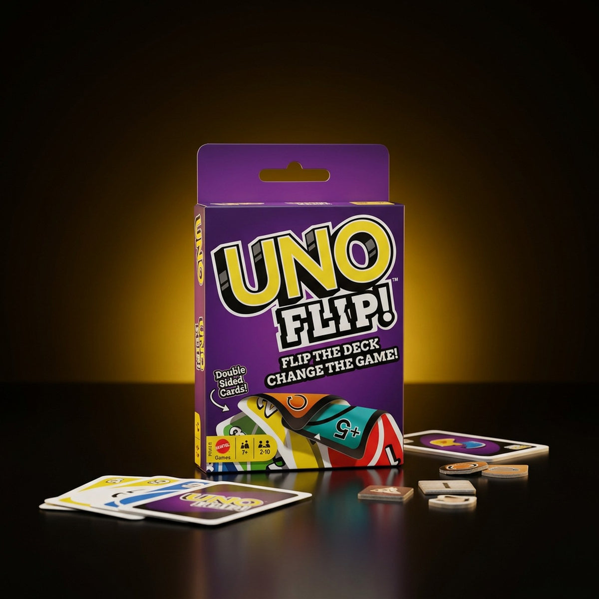 UNO Flip! board game to rent with GURGUR