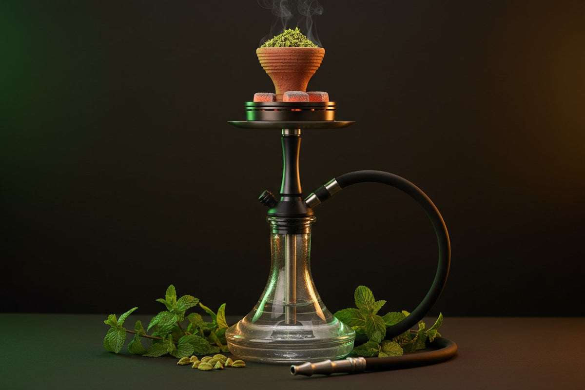 Elaichi Mint herbal hookah flavour by GURGUR, Kolkata